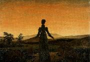 Caspar David Friedrich Woman before the Rising Sun china oil painting reproduction